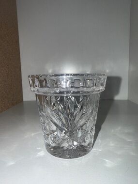 2 for $15 Clear Cut Glass Candle Holder - Decorative Votive